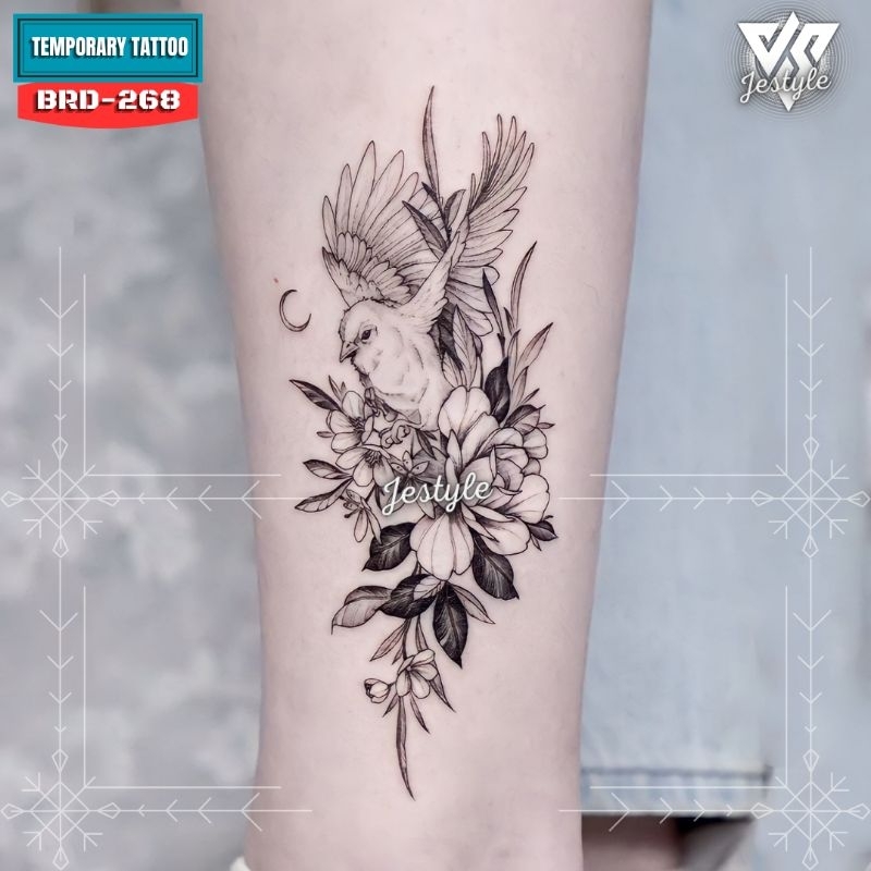 [BRD-268] Tato Temporer Temporary Tattoo Burung