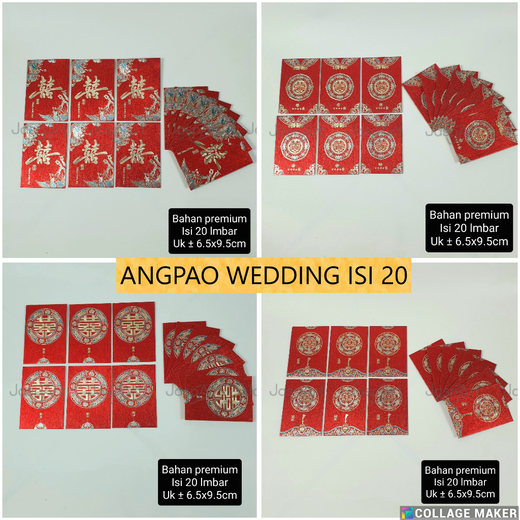 

ANGPAO WEDDING PPENDEK AMPLOP WEDDING ANGPAO SANGJIT ANGPAO SUSU ANGPAO WEDDING BUNGKUSAN ISI 20 MURAH READY STOCK