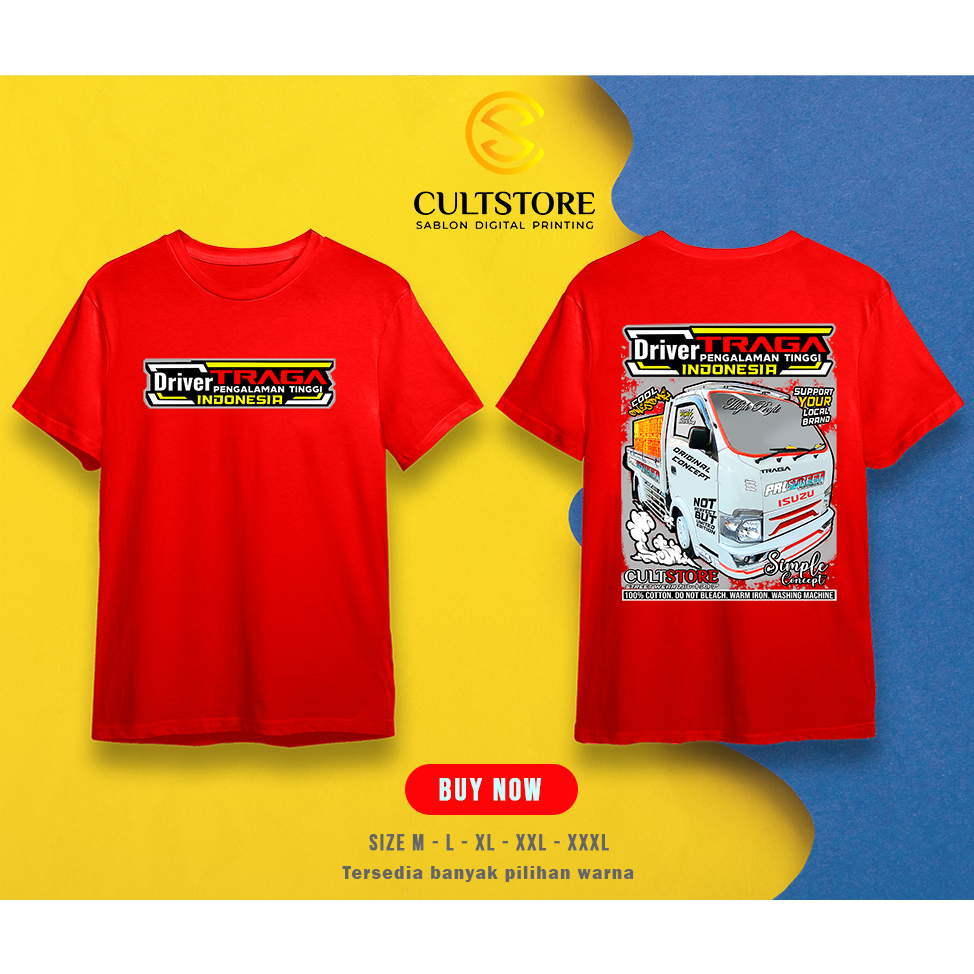 KAOS DRIVER TRAGA INDONESIA KOMUNITAS ISUZU