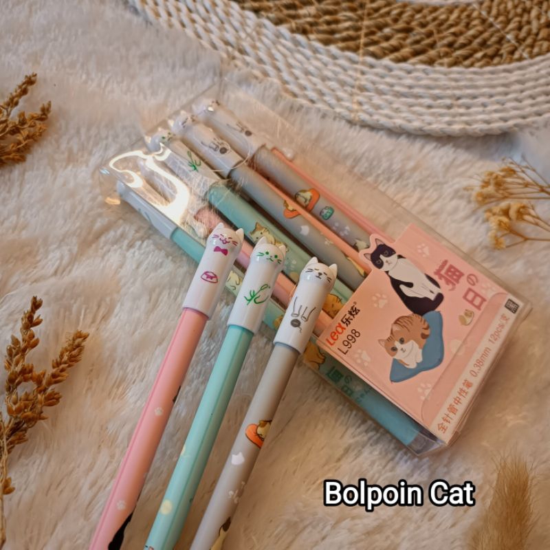 

PULPEN GEL MOTIF CAT / PULPEN LUCU MURAH / BOLPOIN GEL