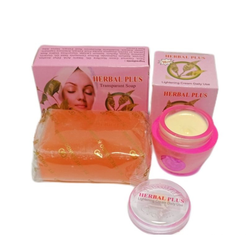 CREAM HERBAL PLUS ORIGINAL BPOM+SABUN HERBAL