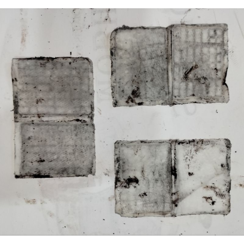 SEPARATOR AKI MOTOR BEKAS isi 10Lembar