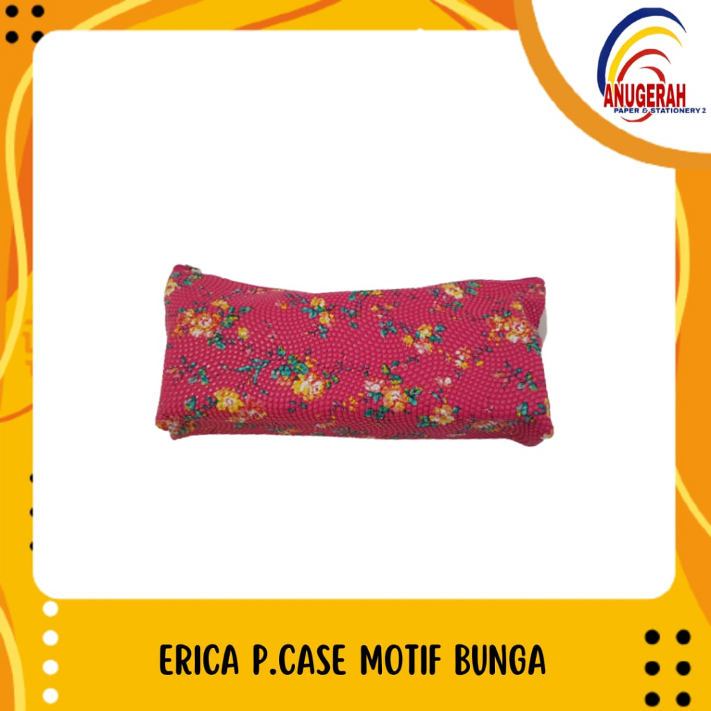 

PENSIL CASE ERICA MOTIF BUNGA (PCS)