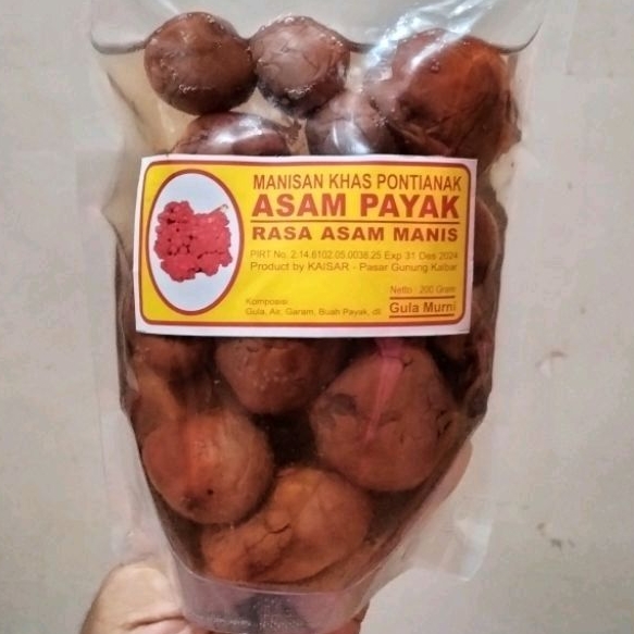 

KAISAR Asam Payak Basah (200g) Asinan Buah Kelubi / Salak Hutan / Atap Son / Atap Seng / Asam Maram / Asam Paya / Atapseng / Atapson Pontianak