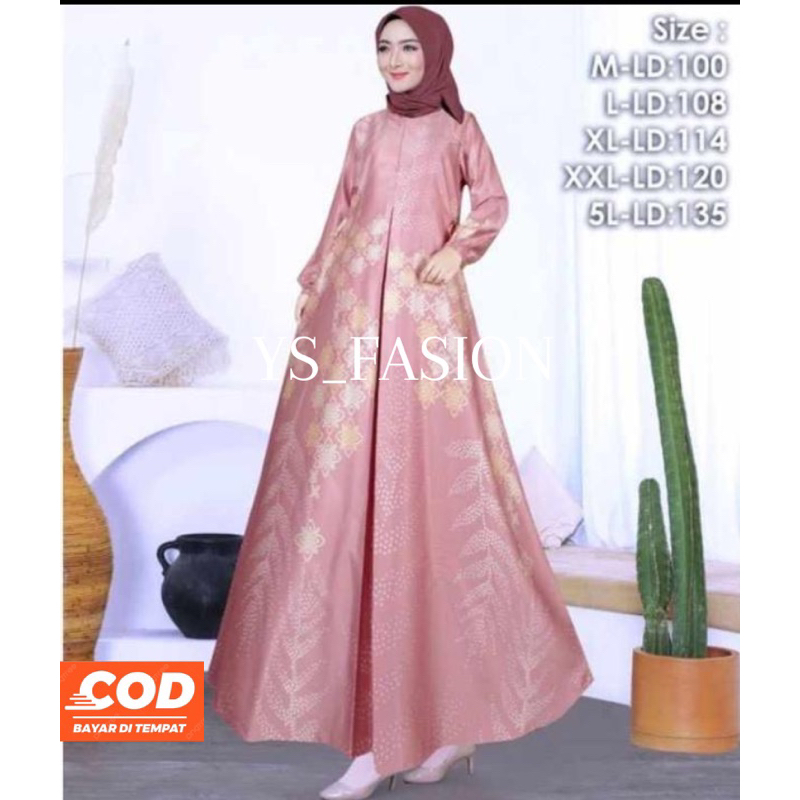 Amora Dress | Gamis Maxmara Lux Premium | Gamis motif Amora Terbaru  |Gamis Maxmara Silk