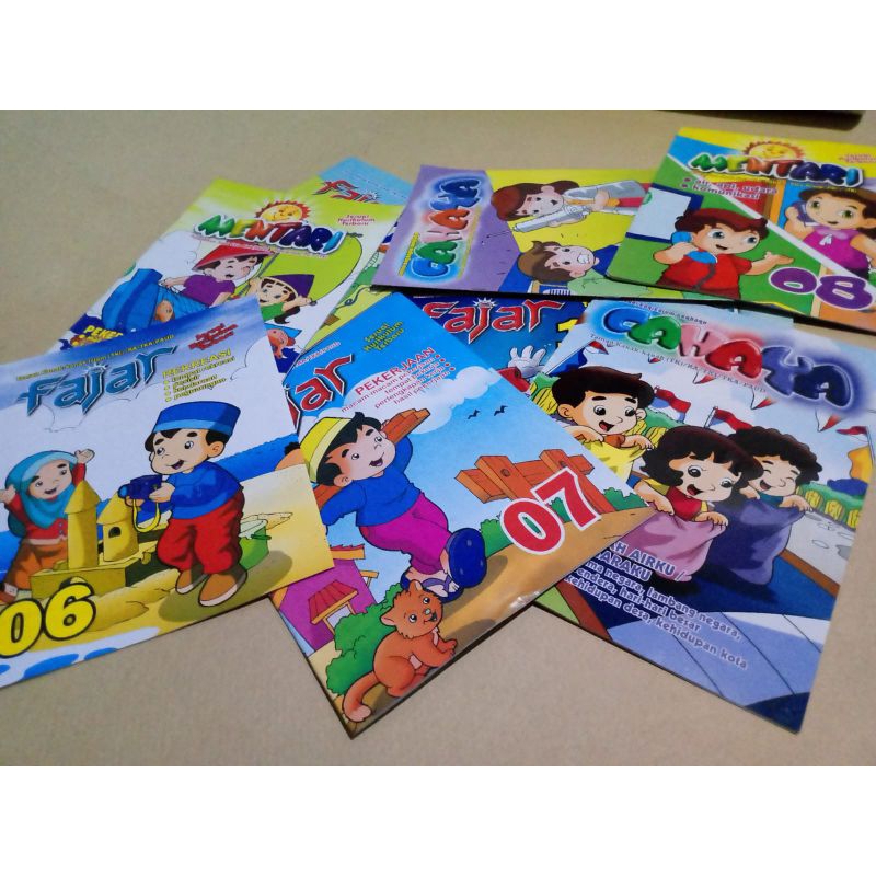 BUKU PAKET PAUD TK TKIT RA PLAY GROUP BUKU MAJALAH BULANAN EDISI  01 SAMPAI EDISI 10 ANAK LENGKAP MU