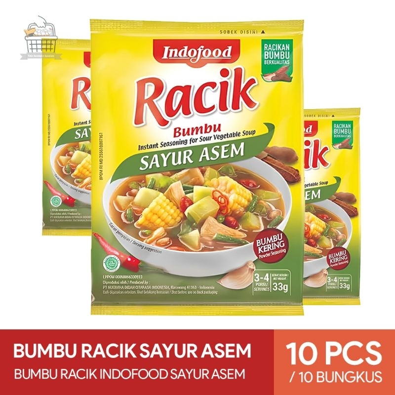 Bumbu Racik Sayur Asem - Bumbu Racik Indofood Sayur Asem - 10 Sachet