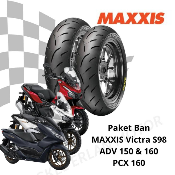 PAKET SET BAN SEPEDA MOTOR ADV 150 PCX 160 MAXXIS VICTRA
