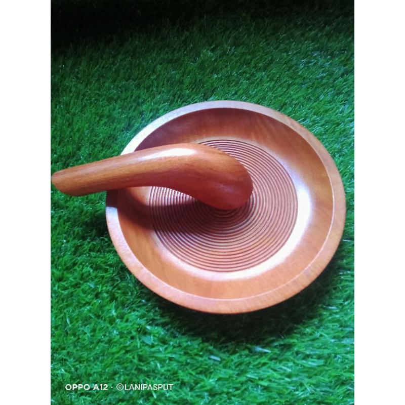 COBEK UKURAN 24-25 CM DARI KAYU ULIN
