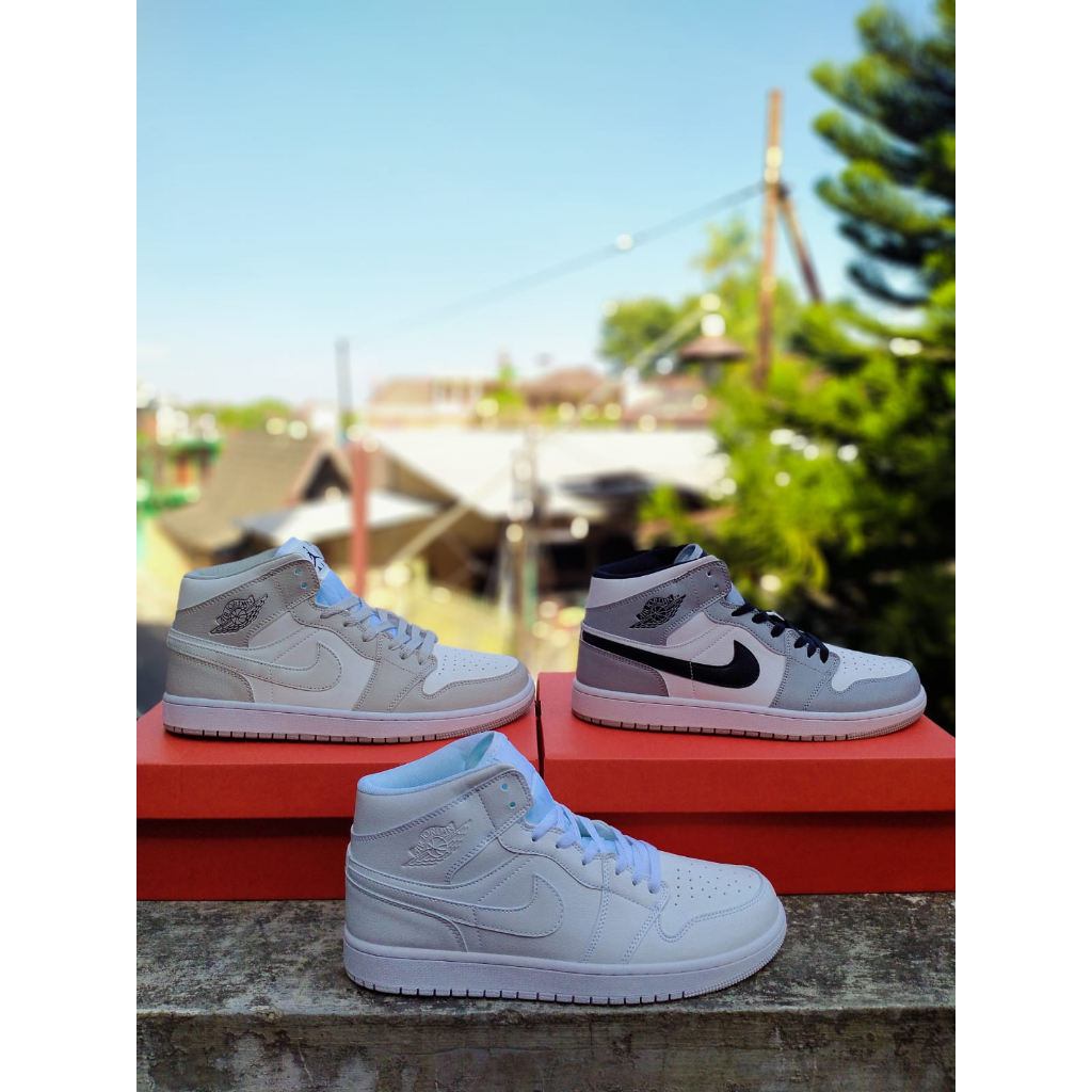 NK JORDAN 1 HIGH BIG SZ || Sepatu Sneakers Ukuran Besar. Bisa bayar di tempat, ukuran 45, 46, 47, 48