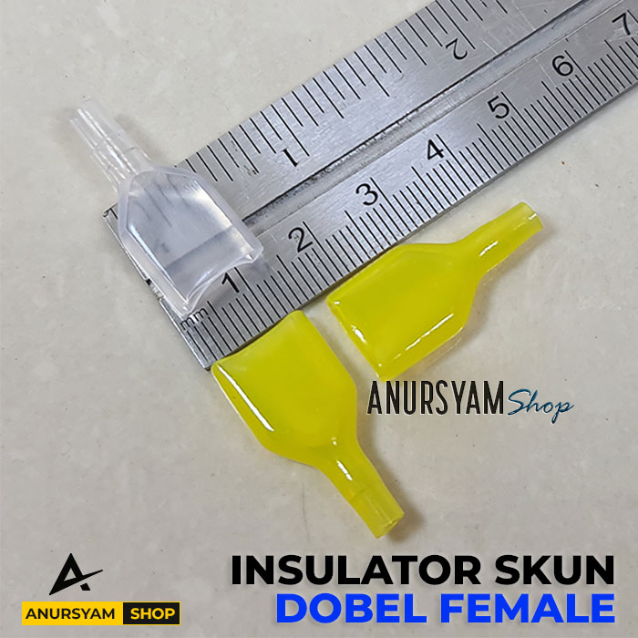 [108] Kondom Skun Double Female Connector Motor Bulat / Kondom Skun Dobel Bulat