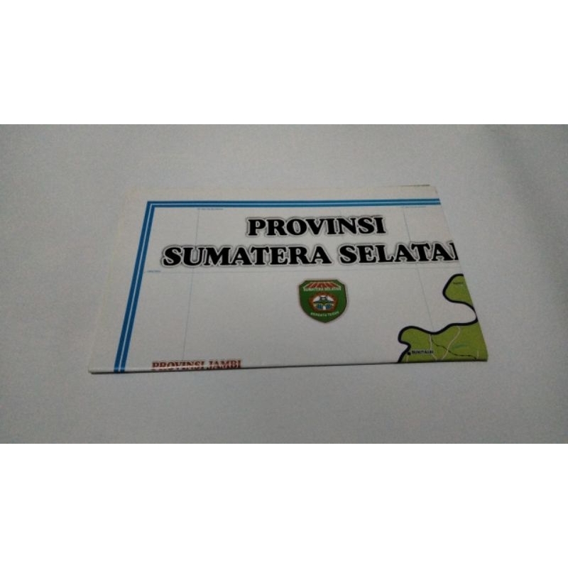 

Peta Provinsi Sumatera Selatan - Lipat besar