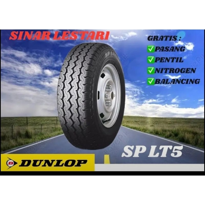 Ban Dunlop LT5 185 R14 Ban Mobil L300, Mega Carry, Traga, Kijang Dll.