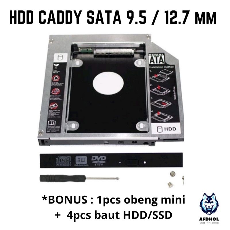 HDD HARDISK CADDY 9.5 MM / 12.7 MM SSD SATA DVD SLOT LAPTOP NOTEBOOK MEMORY HARDISK HDD SSD SATA SAMSUNG ACER ASUS ROG LENOVO TOSHIBA ZYREX PENYIMPAN PENYIMPANAN DATA MEMORY CADDY HDD SSD 9.5MM 12.7MM LAPTOP NOTEBOOK PC MEMORY SD CARD MC MMC RAM COMPUTER