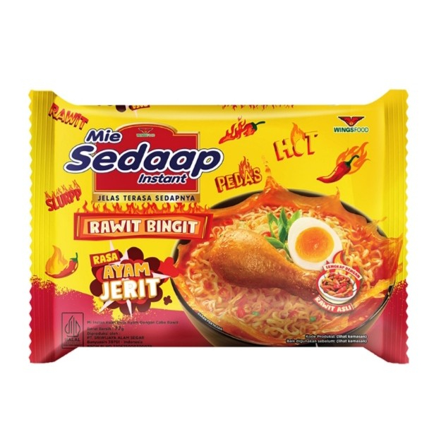 

Sedaap mie instan ayam jerit rawit 77 gr