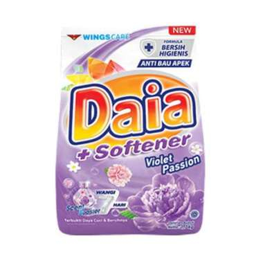 DAIA DETERGENT POWDER VIOLET PASSION 470GR / Daia Deterjen Bubuk Violet Passion