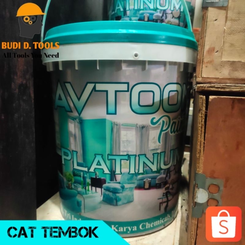 AVTOON Paint PLATINUM Cat Tembok Interior Dan Exterior 20 Kg Cream