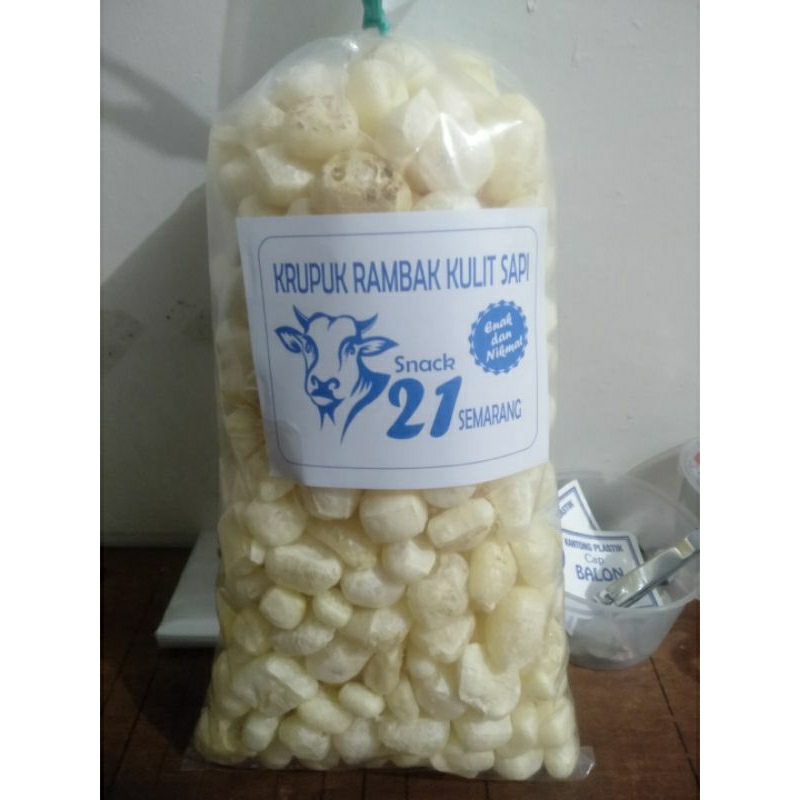 

kerupuk rambak kulit sapi asli 100% halal 250 gr