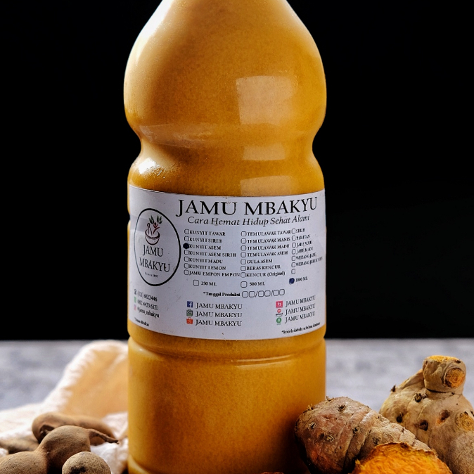 

TEMULAWAK TAWAR 500ML JAMU MBAKYU