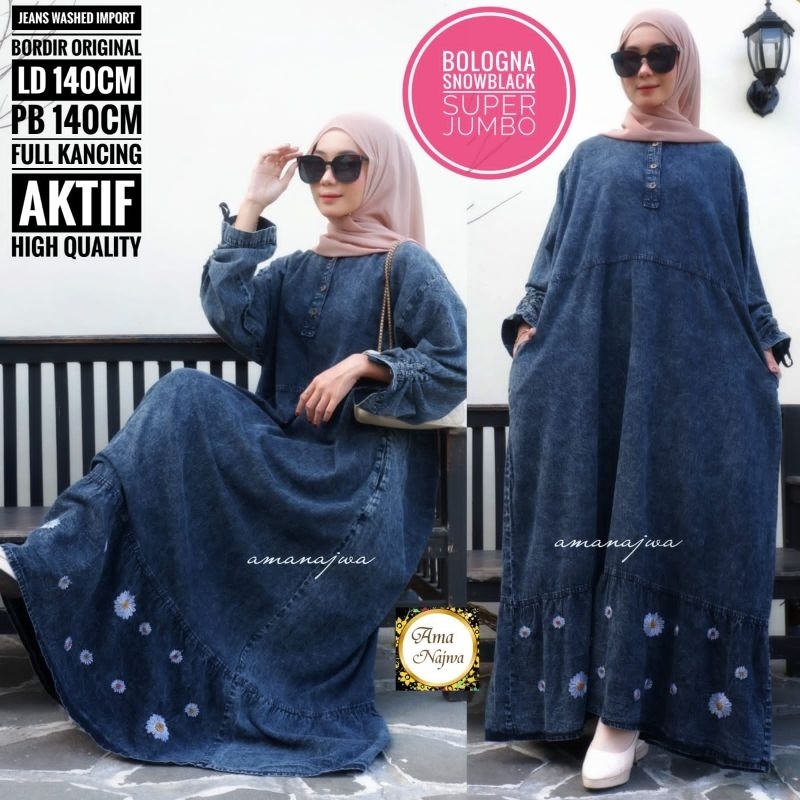 100% ORI Bologna; Monaco Linea dress by Ama Najwa / Ld 140 Pb 140