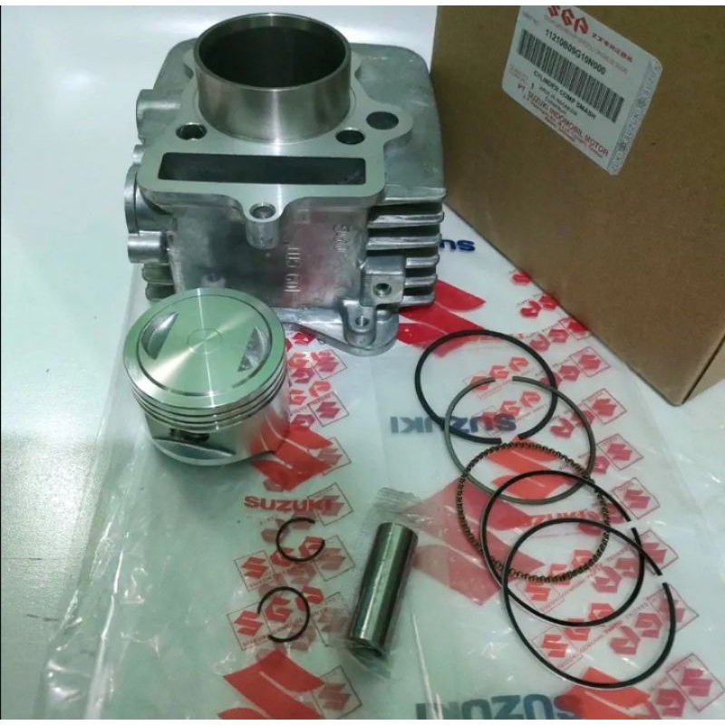 SUZUKI SILINDER BLOK CYLINDER BLOK SEHER HEAD PISTON SUZUKI SMASH LAMA 110 SMASH