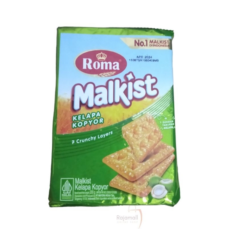 

[GROSIR] Roma Malkist Kelapa Kopyor 200gram