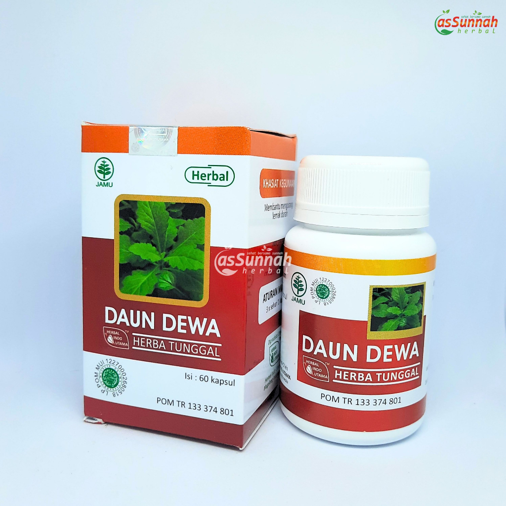 

Kapsul Daun Dewa HIU Obat Herbal Tumor | Obat TB Paru | Obat Stroke Isi 60 Kapsul