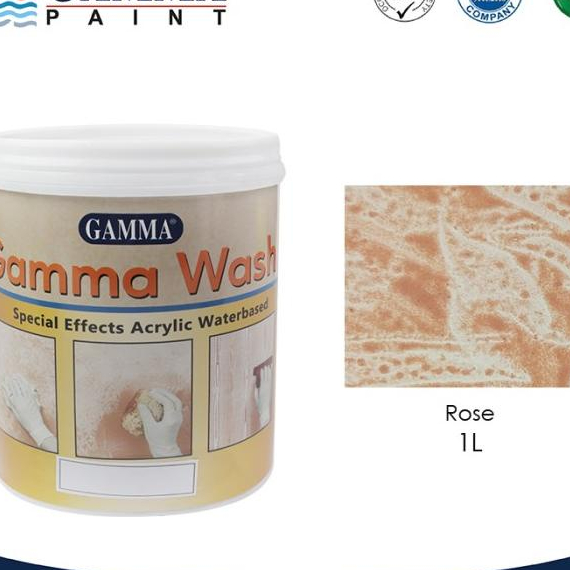 Gamma Wash - ROSE - Cat wash Motif Spesial Efek
