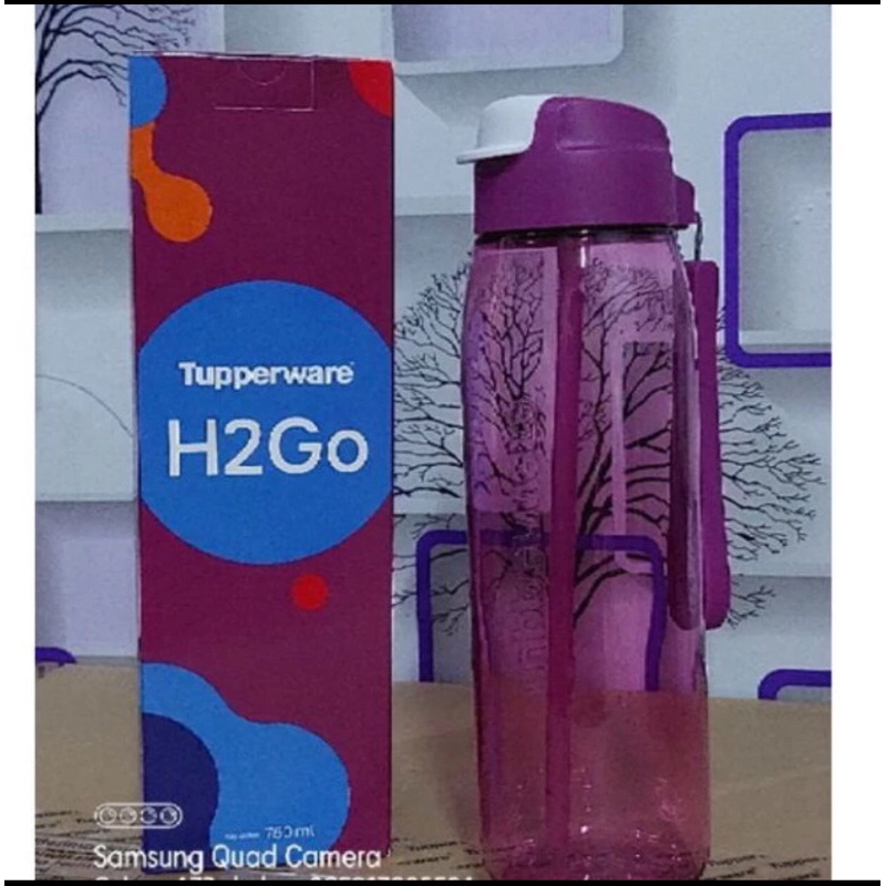H2GO ungu straw 750ml