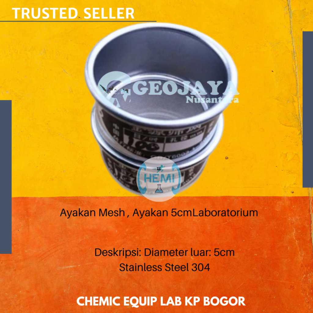 Ayakan Mesh , Ayakan 5 cm Laboratorium