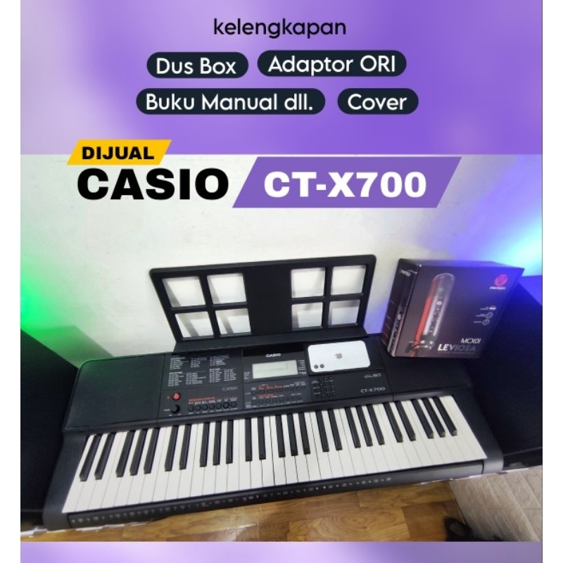 Keyboard Piano Casio CT-X700 Bekas Mulus