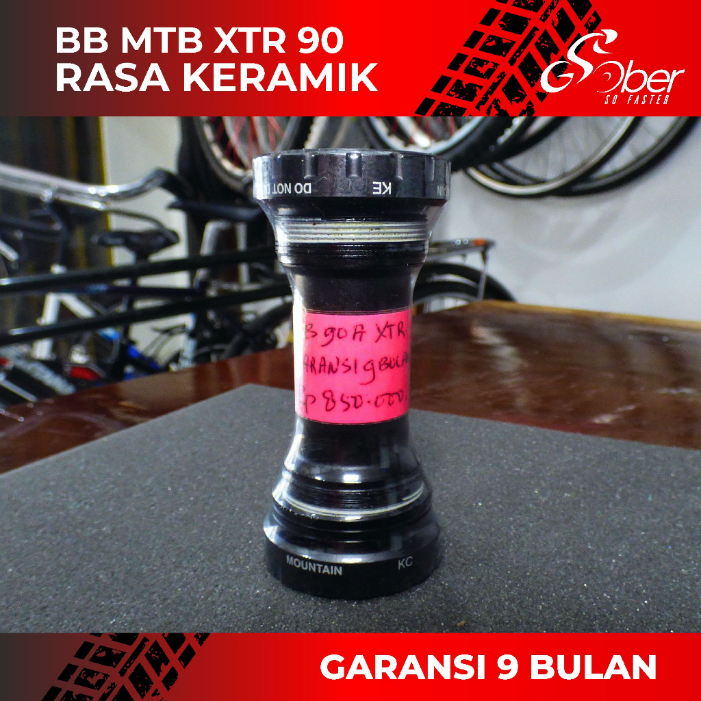 Garansi 9 Bulan ... BB MTB XTR BB90 sudah RASA KERAMIK SUPER LONCER