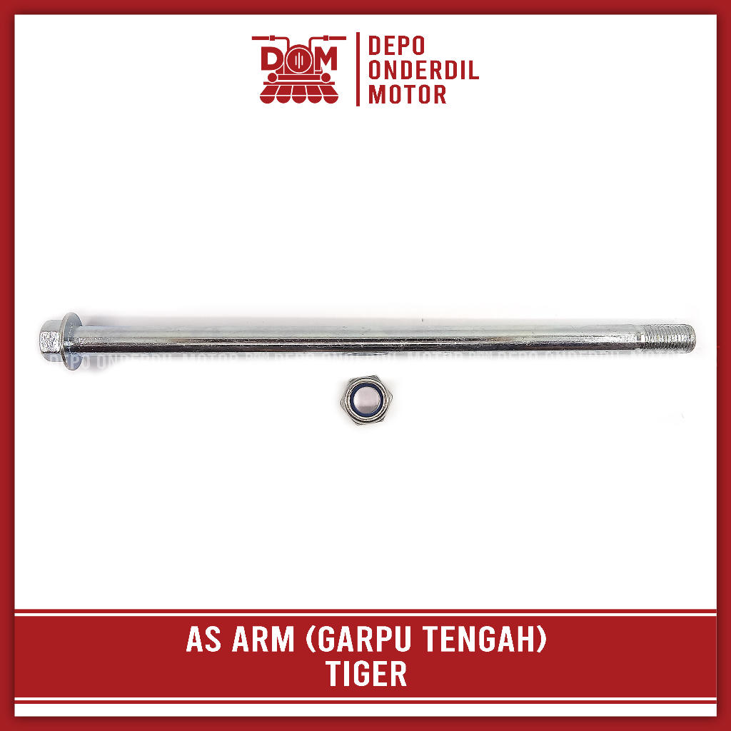 As Arm TIGER (TOKAIDO) - Baut As Tengah Swing Arem Fork Forek Garpu HONDA TIGER 2000 / TILAM / TIREV