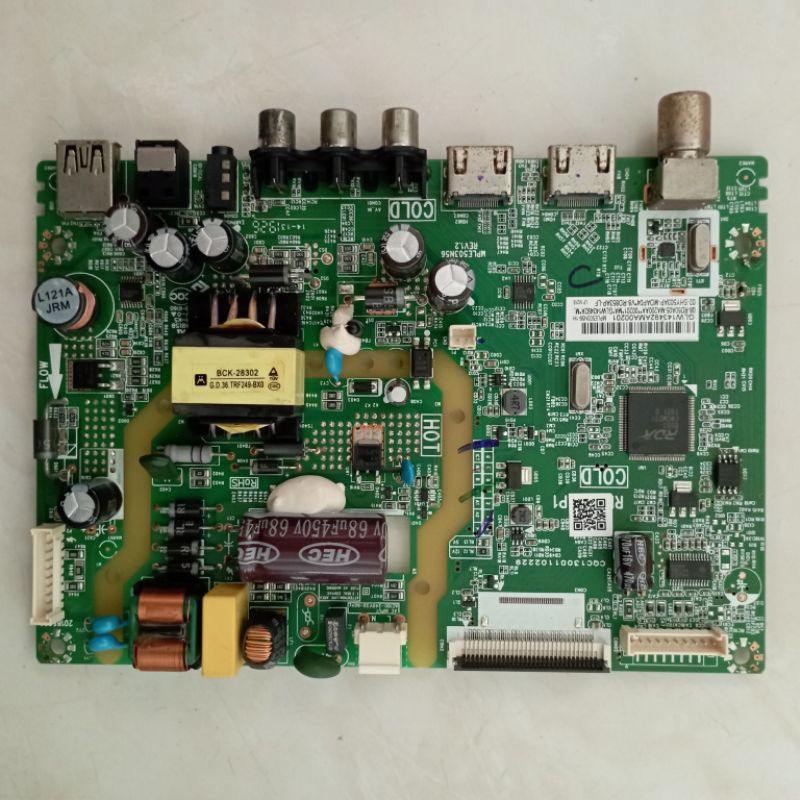 MB MOBO MAINBOARD MODULE MESIN TV TCL L 24D3000A MB TCL L24D3000A