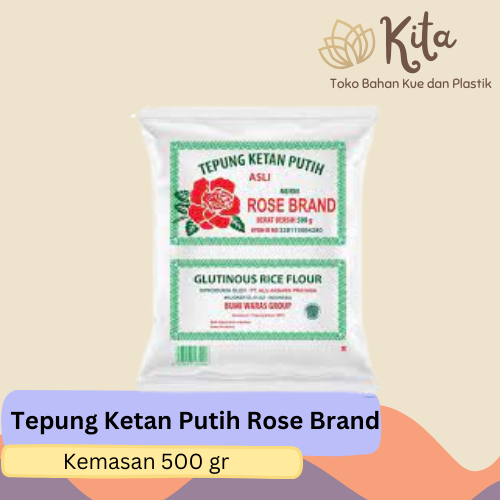 

Rose Brand - (Ekonomis) Tepung Ketan Rose Brand 500 Gram