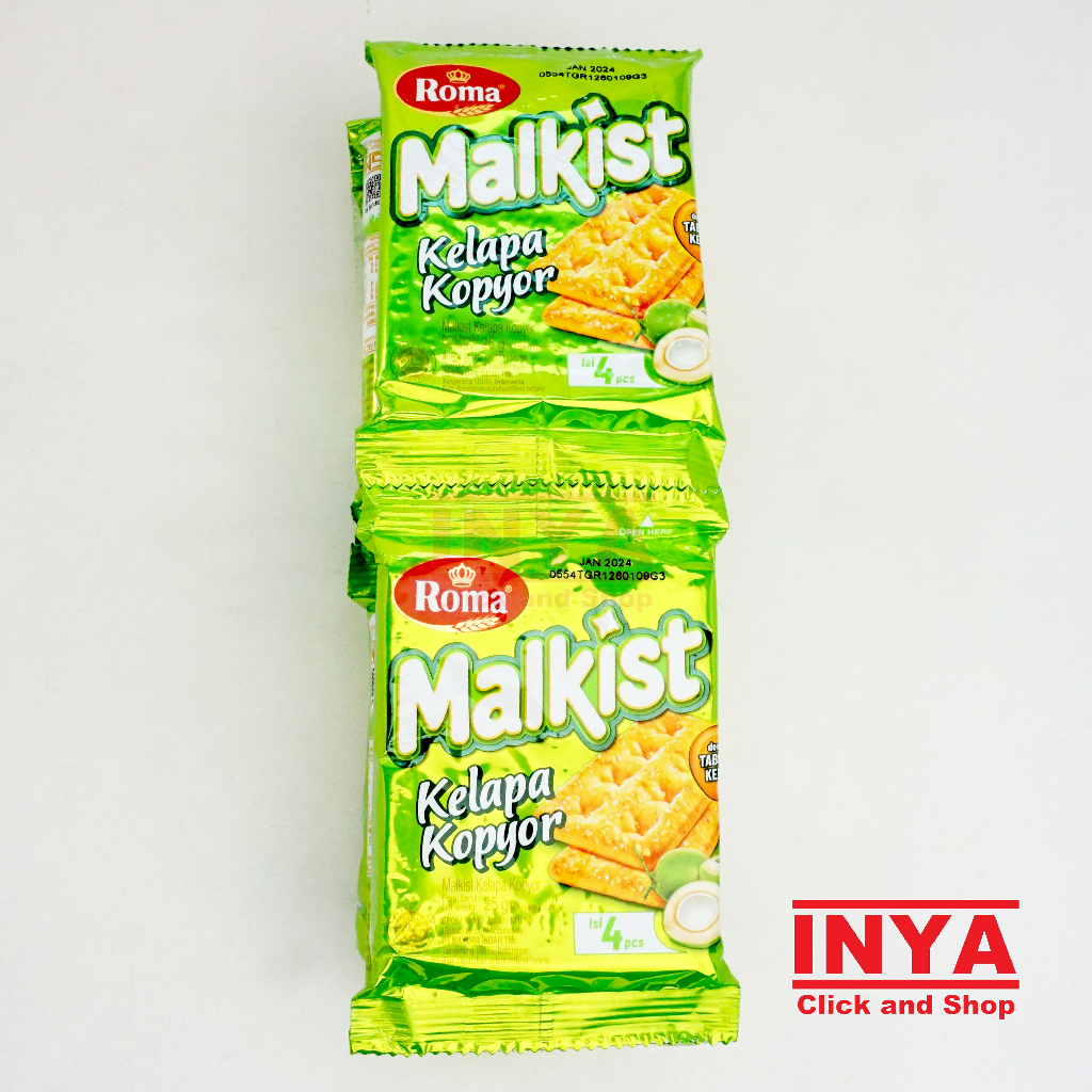 

Roma Malkist Kelapa Kopyor 10x25gr Renceng - Biscuits