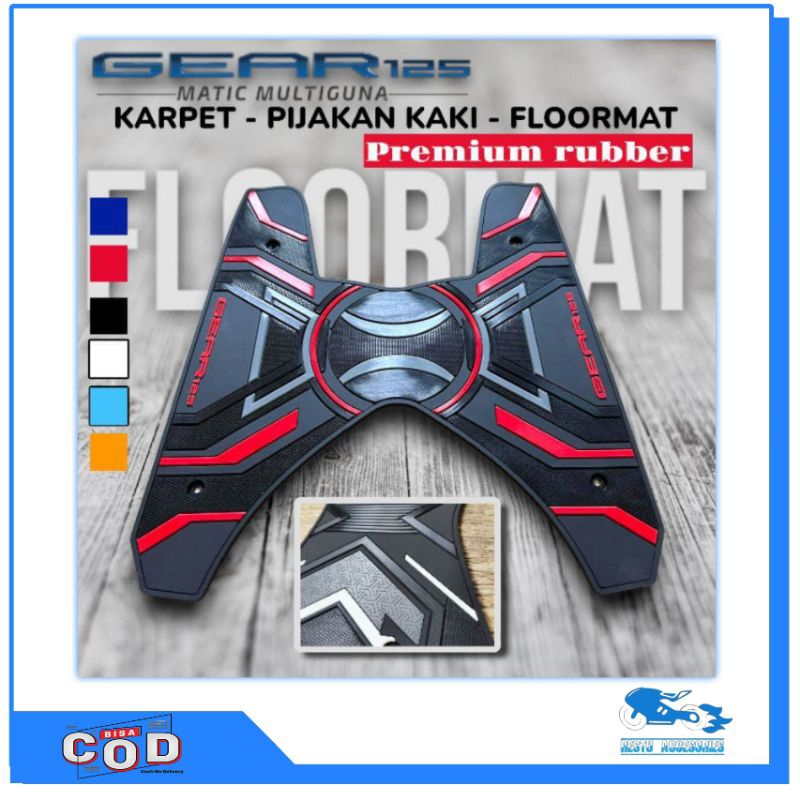 Karpet Mio Gear 125 Bodes Mio Gear 125 Pijakan alas kaki Mio Gear 125