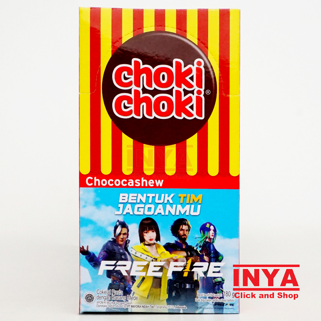 

Choki Choki Chococashew 20x9gr Box - Chocolate Paste - Pasta Cokelat