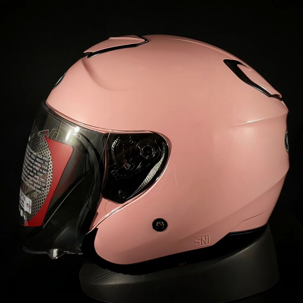 HELM KYT KYOTO R LIGHT PEACH ORIGINAL HELM KYT KYOTO PINK ORIGINAL MURAH HELM TOURING CEWEK KYT KYOT