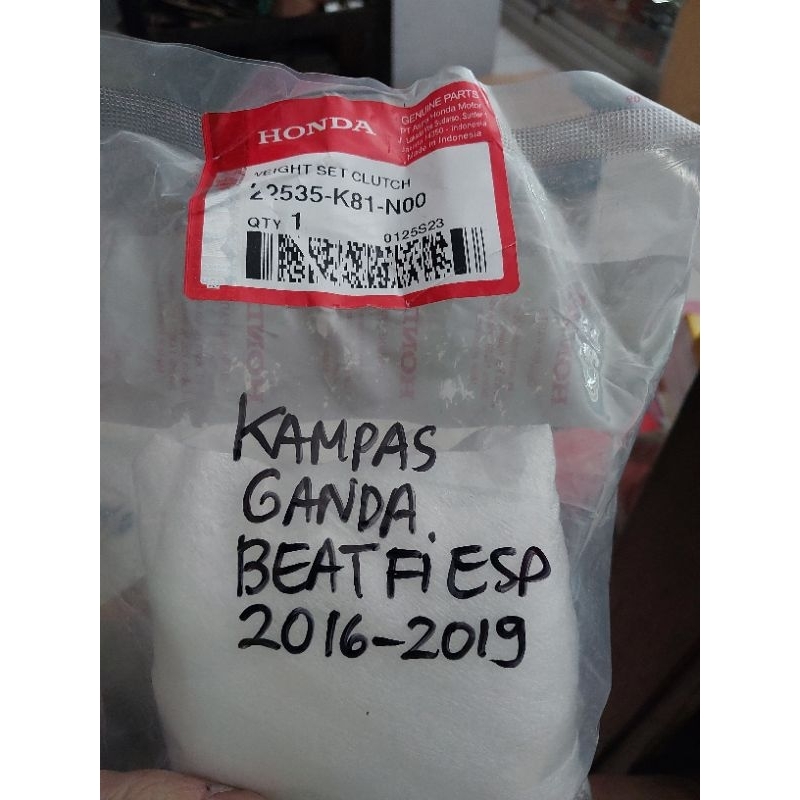 kampas ganda beat fi esp 2016-2019 original 22535K81N00