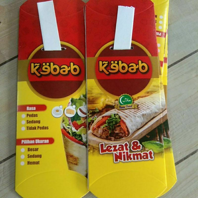 

Kertas bungkus kebab