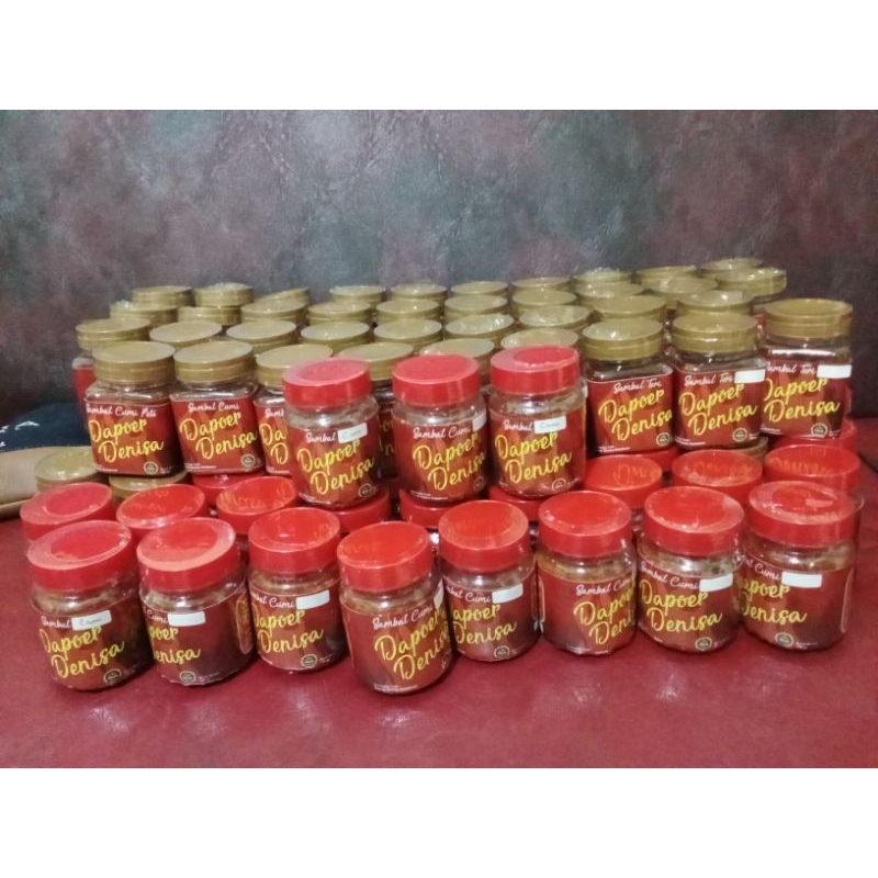 

[PAKET RESELLER ISI 10] Sambal Cumi/Teri Dapoer Denisa