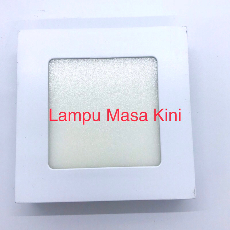 lampu Downlight Led Panel Kotak 6 watt Outbow Cahaya WarmWhite