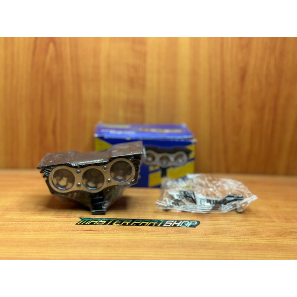 LAMPU SOROT LED OWL 3 MATA BURUNG HANTU LAMPU TEMBAK OWL 3 MATA