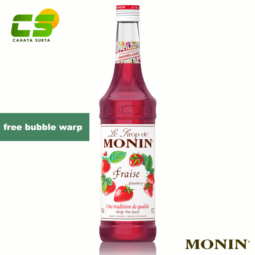 

Monin Syrup/Sirup - Strawberry Syrup 700 ml