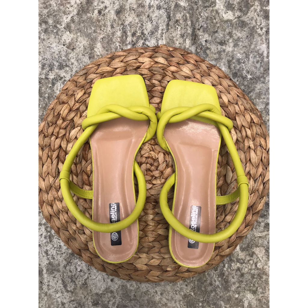 Adele Sandal heels wanita Hak 3 cm