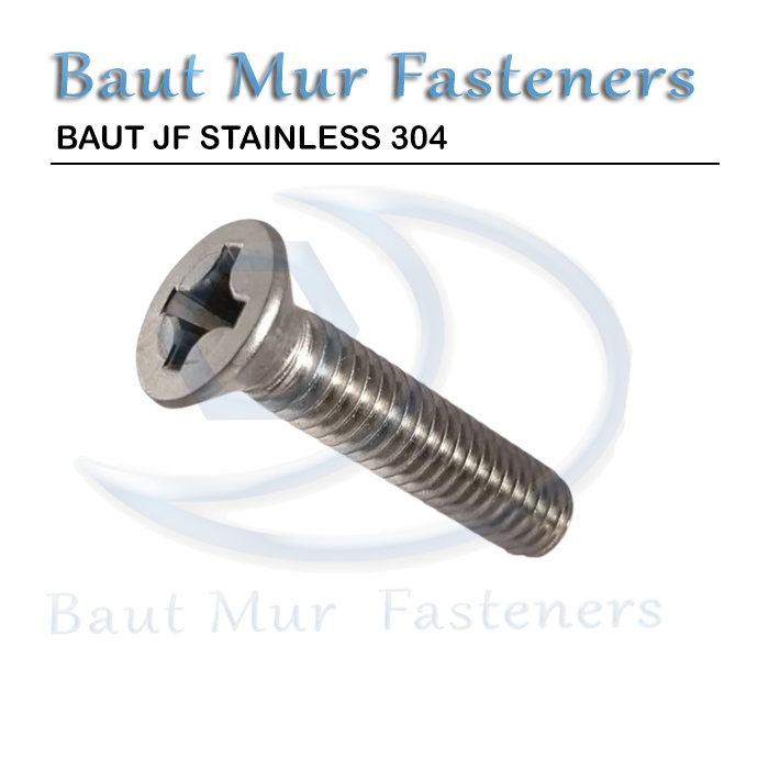 Baut JF Stainless 304 M5 X 15mm