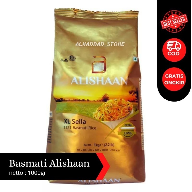 

Beras Alishaan Premium Quality 1Kg | Basmati Alishaan ORIGINAL