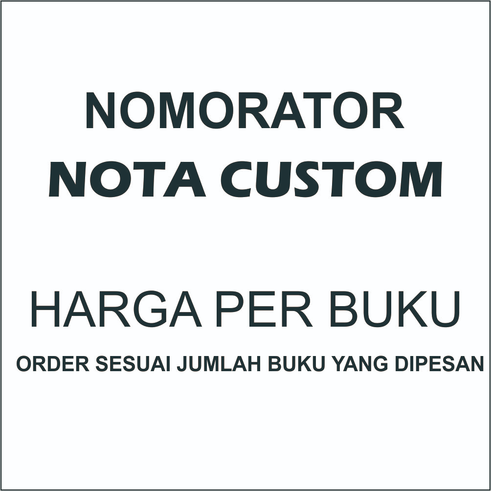 

Nomorator Nota Custom / Harga Per Buku