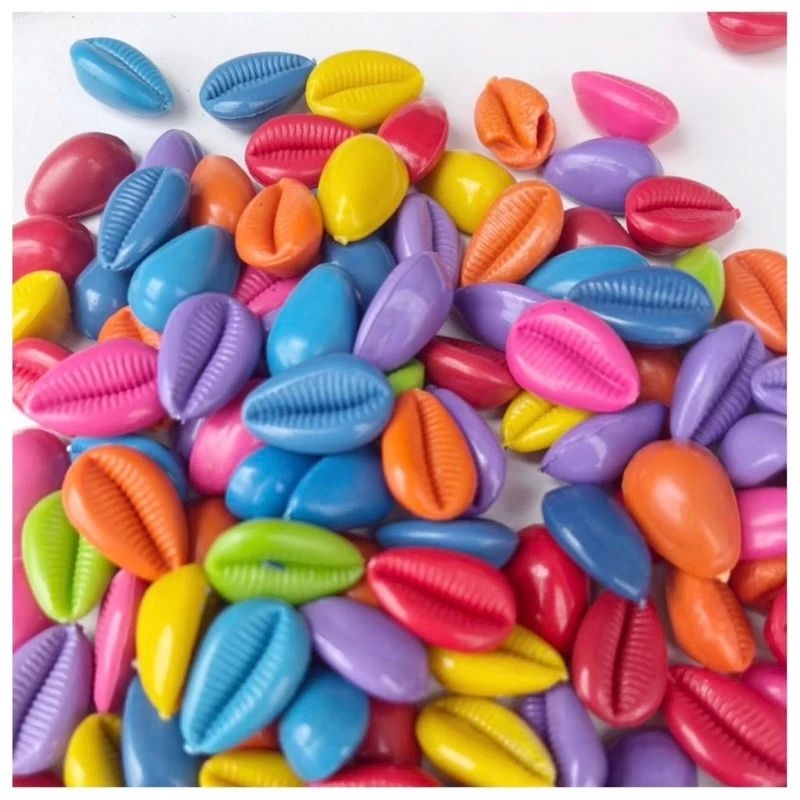 Biji Congklak warna warni isi 100 pcs